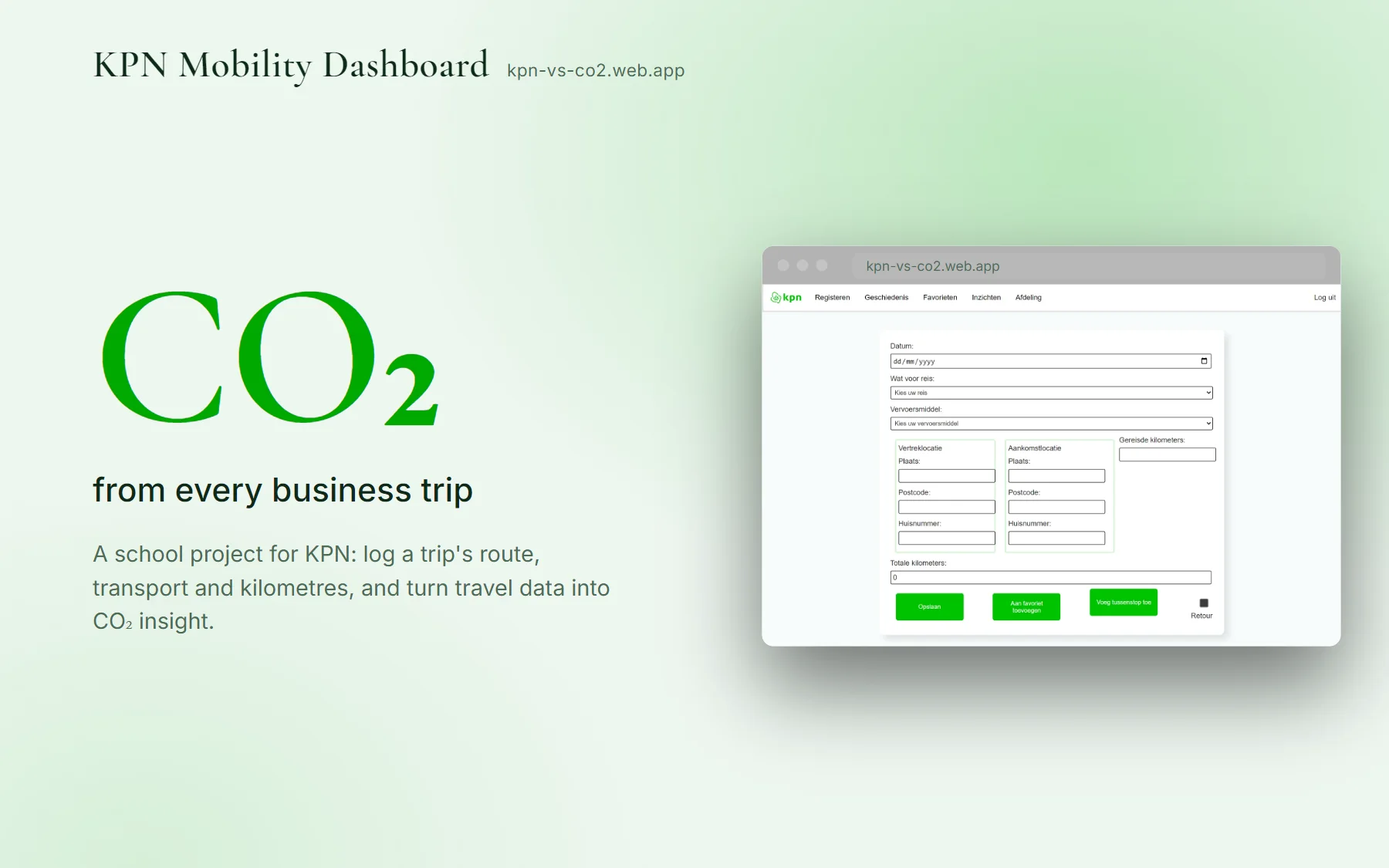 KPN Mobility Dashboard